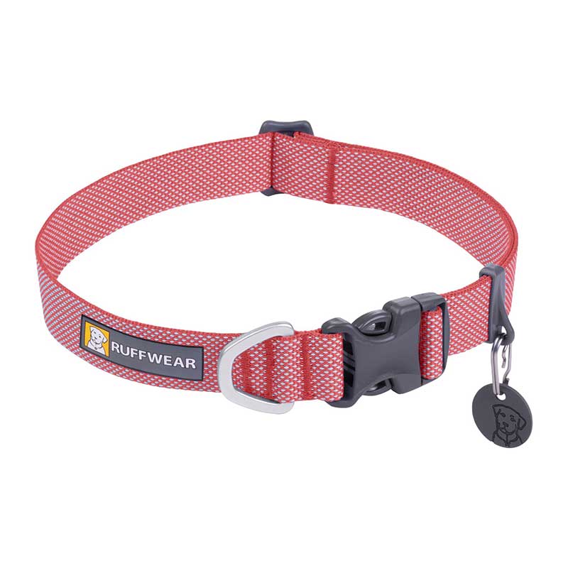 Obojok pre psy Ruffwear Hi &amp; Light™ Collar-23 - 28 cm-salmon-pink