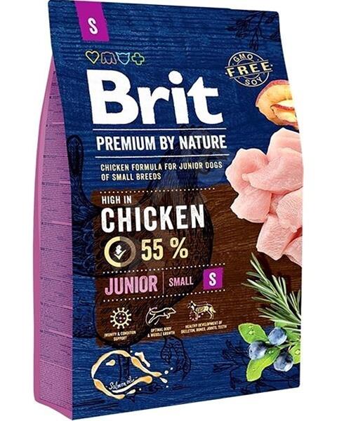 Brit Premium by Nature dog Junior S 3 kg