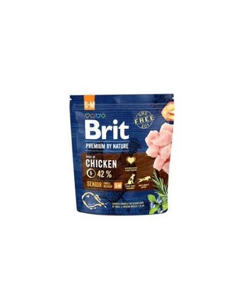 Brit Premium by Nature dog Senior S+ M 1 kg