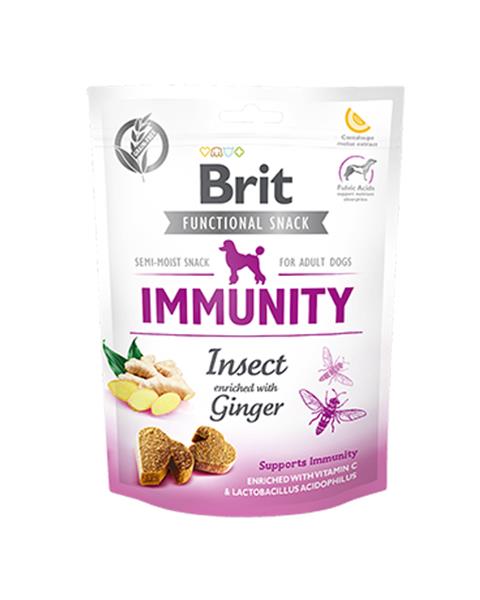 Pamlsok Brit Care Dog Functional Snack Immunity Insect 150 g