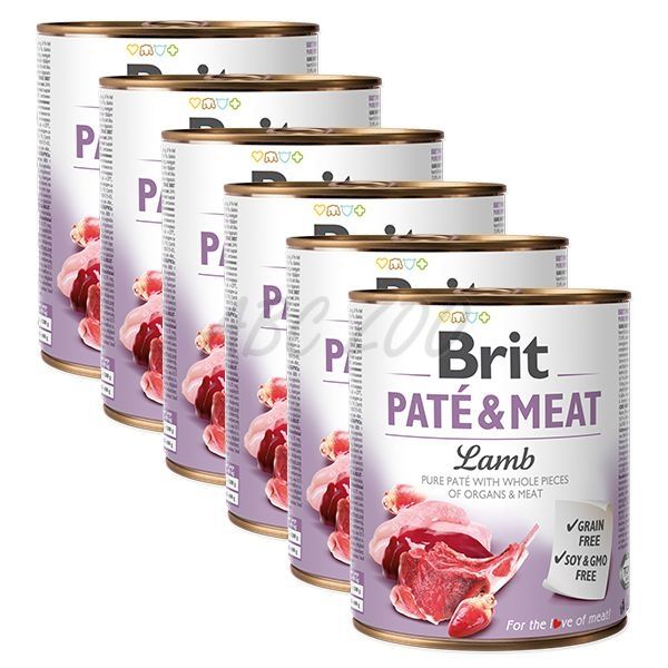 Brit Paté & Meat Lamb 6 x 800 g konzerva