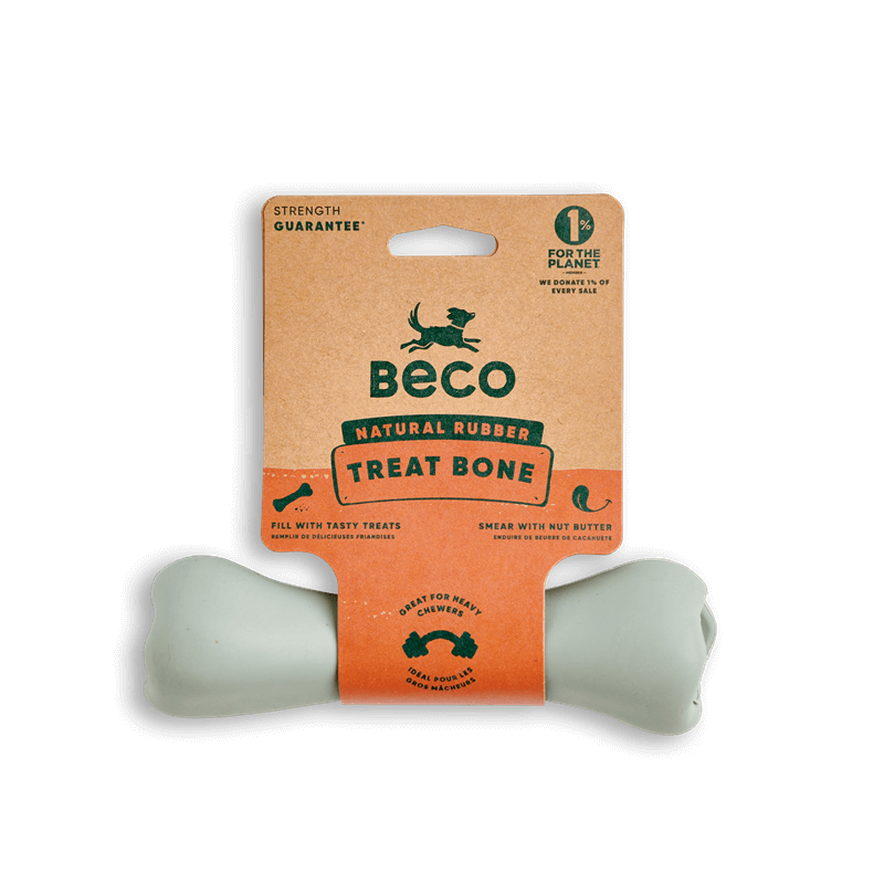 Hračky pre psov, Beco Treat Bone-green