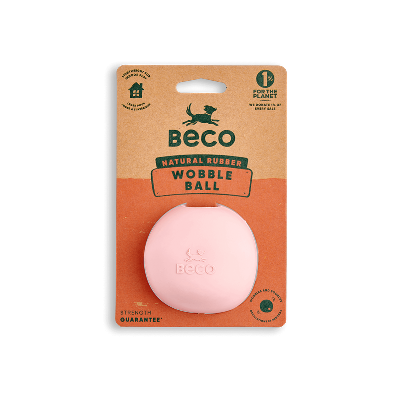 Hračky pre psov, Beco Wobble Ball-pink