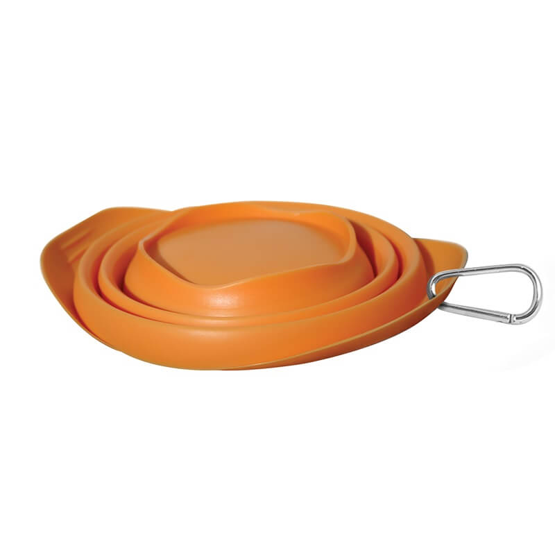 Miska pre psa Kurgo Collaps-a-Bowl-orange