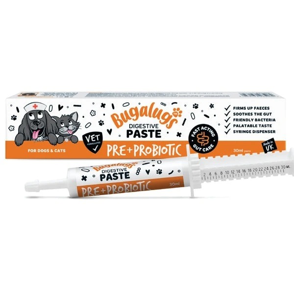 probiotická tráviaca pasta pre psov Bugalugs 30 ml balenie