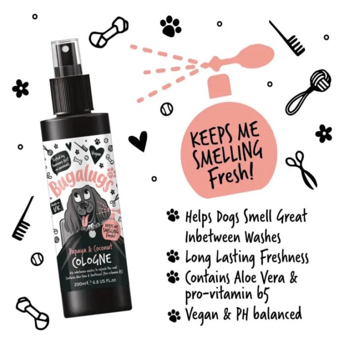 Bugalugs parfum pre psov – Papája a Kokos 200 ml – Obrázok 3