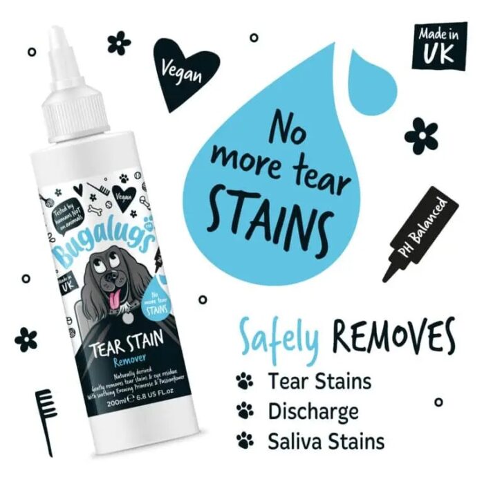 Bugalugs odstraňovač slzných škvŕn pre psov 200 ml – Obrázok 5