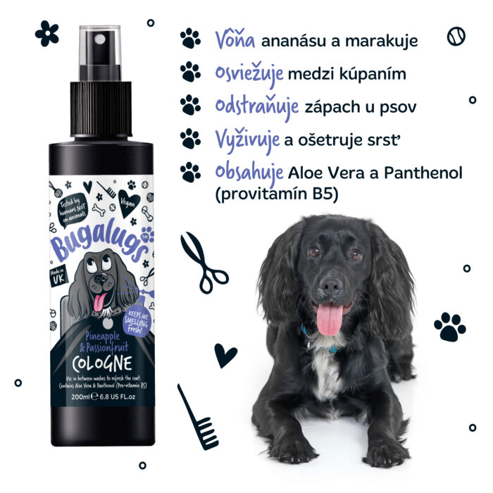 Bugalugs parfum pre psov – Ananás a Marakuja 200 ml – Obrázok 2