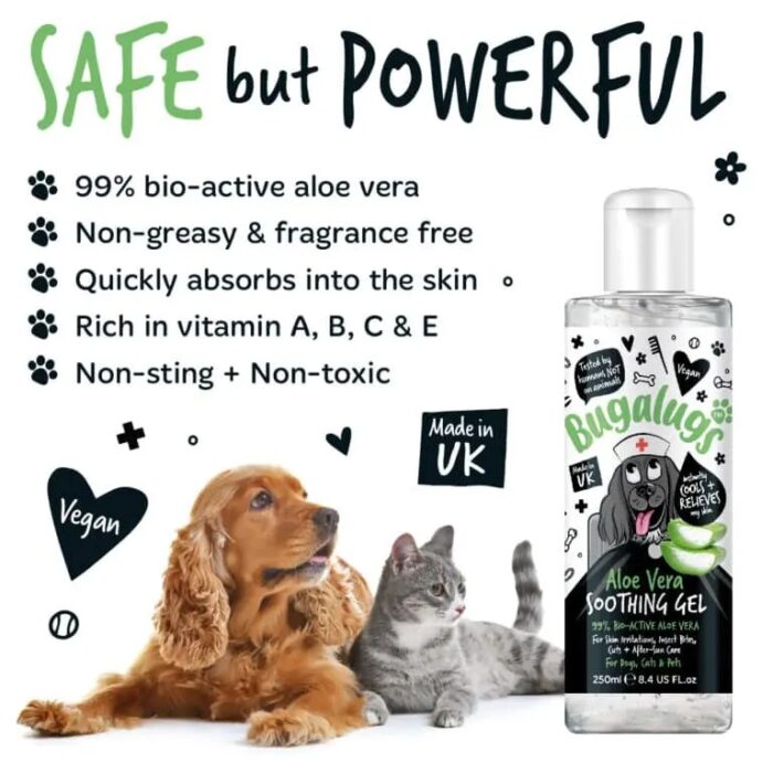 Bugalugs upokojujúci gél pre psov s aloe vera – Obrázok 4