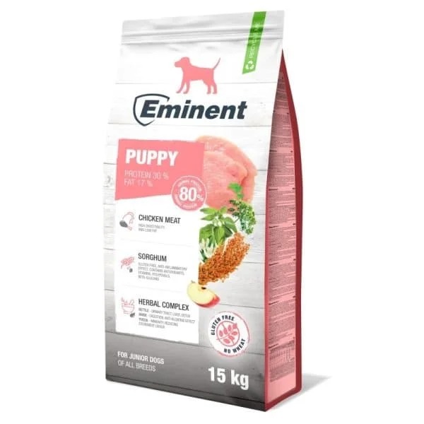 granule pre psov Eminent Puppy 15 kg balenie