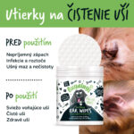 Bugalugs 100% biologicky rozložiteľné utierky na čistenie uší pre psov 100 ks – Obrázok 2
