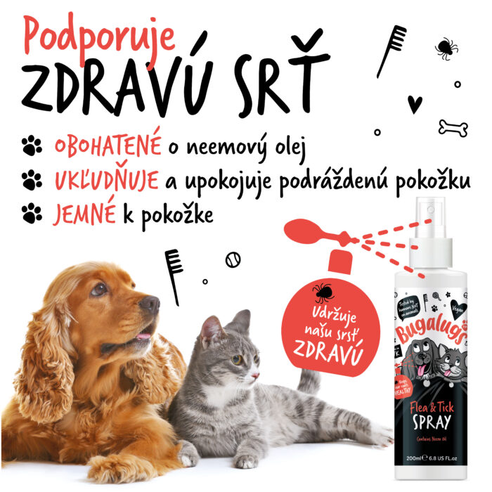 Bugalugs sprej proti blchám a kliešťom pre psov 200 ml – Obrázok 2