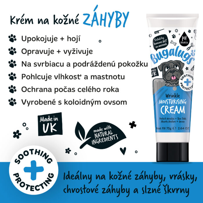 Bugalugs hydratačný krém na kožné záhyby pre psov 75 g – Obrázok 2