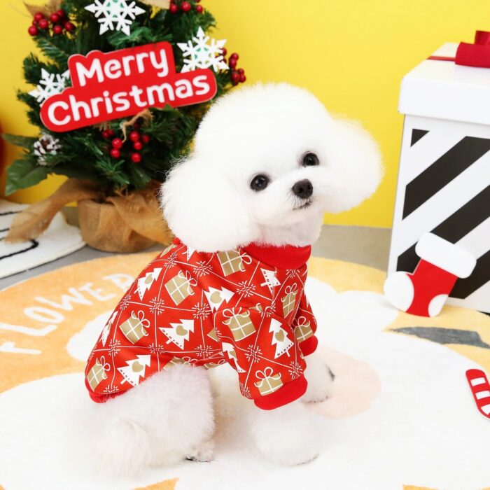 Mikina XMAS červená – Obrázok 2