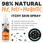 Bugalugs Pre, Post + Probiotic upokojujúci sprej na svrbiacu pokožku pre psov – Obrázok 4